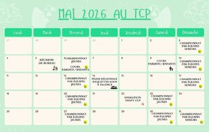 Programme de Mai