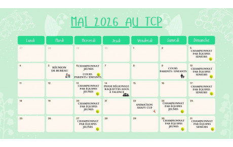 Programme de Mai